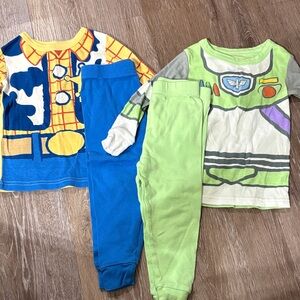 Disney’s Toy Story Kids Pajama Sets - Blue and Green